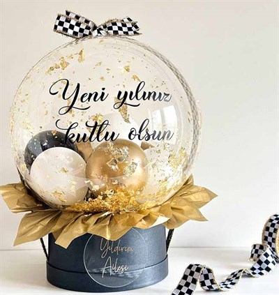 Yeni Yıl Sürpriz Balon Kutusu Hediye