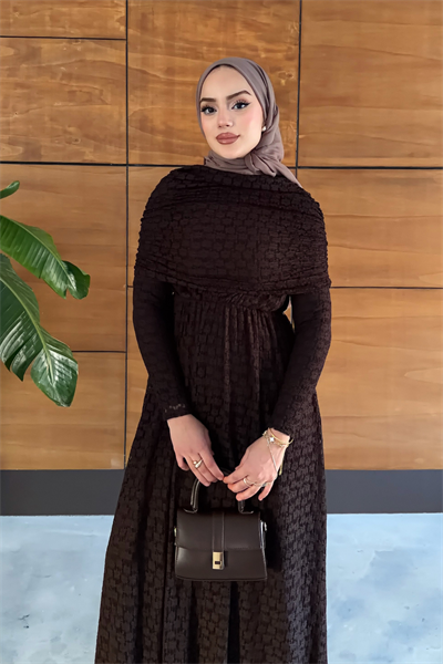 Amara Elbise - Kahverengi