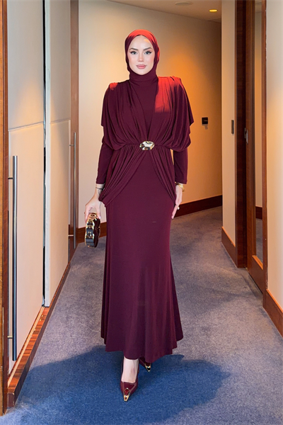 Aseel Elbise - Bordo