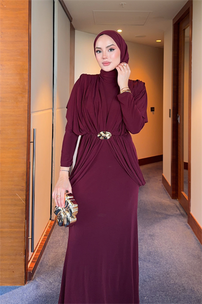 Aseel Elbise - Bordo