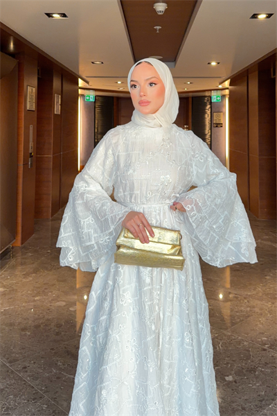 Bai Elbise - Beyaz