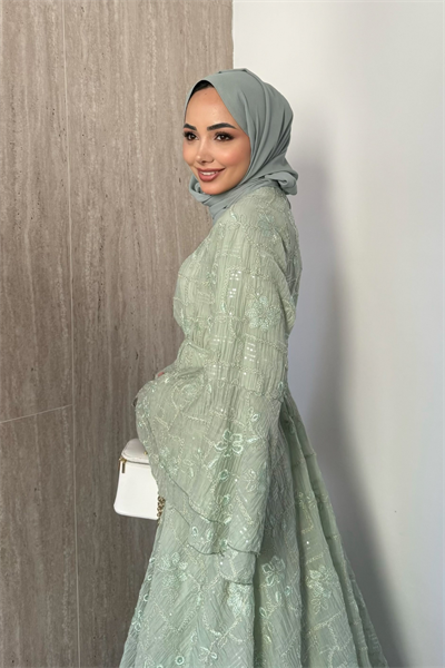 Bai Elbise - Mint Yeşili