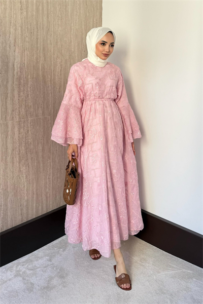 Bai Elbise - Pembe