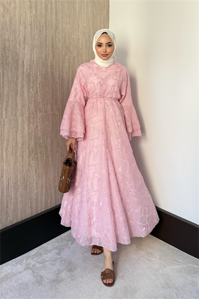 Bai Elbise - Pembe