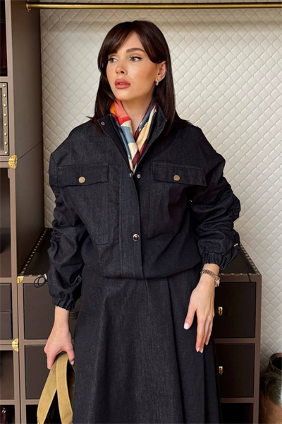 Branca Denim Takım - Lacivert