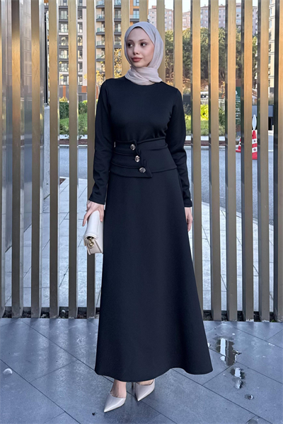 Dora Elbise - Siyah