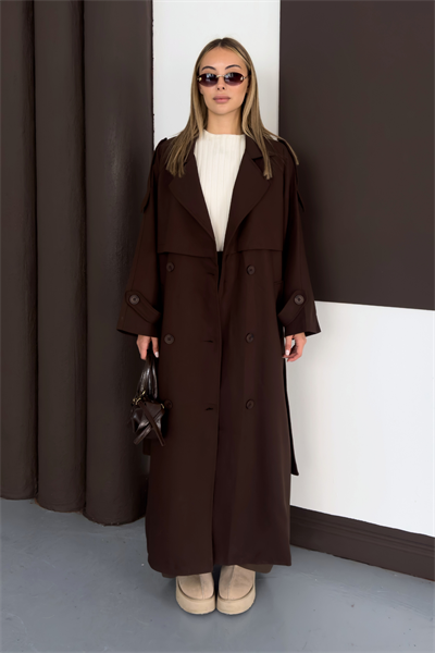 Enera Trench - Kahverengi