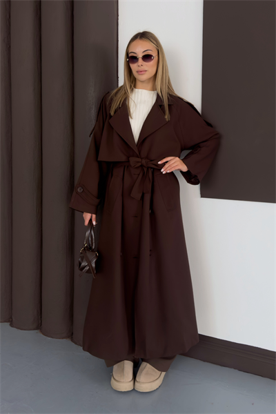 Enera Trench - Kahverengi