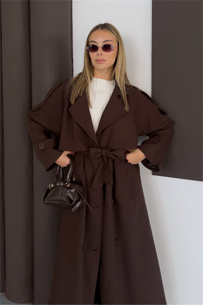 Enera Trench - Kahverengi