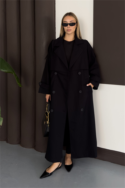 Enera Trench - Siyah
