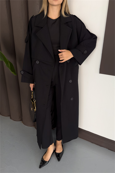 Enera Trench - Siyah