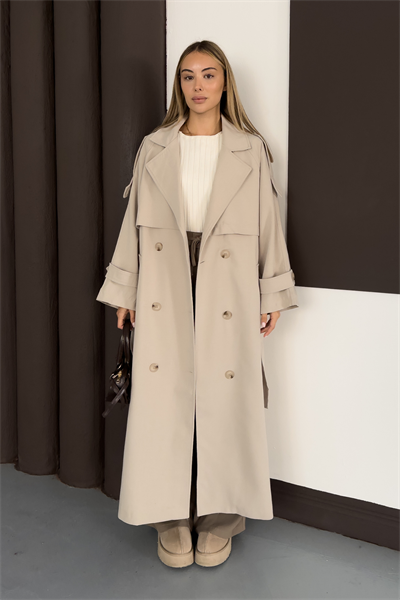 Enera Trench - Taş Rengi
