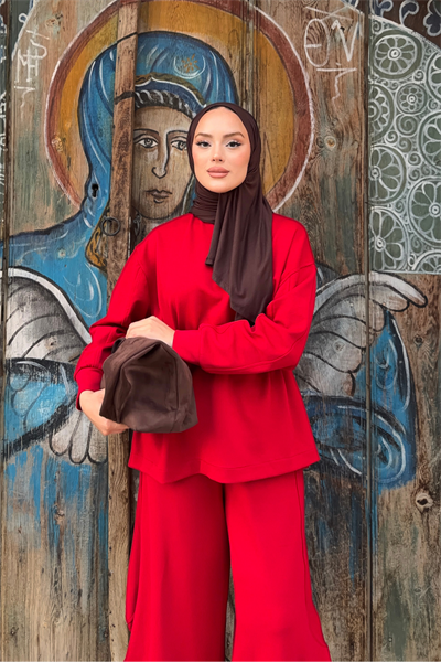 Estel Takım - Kırmızı