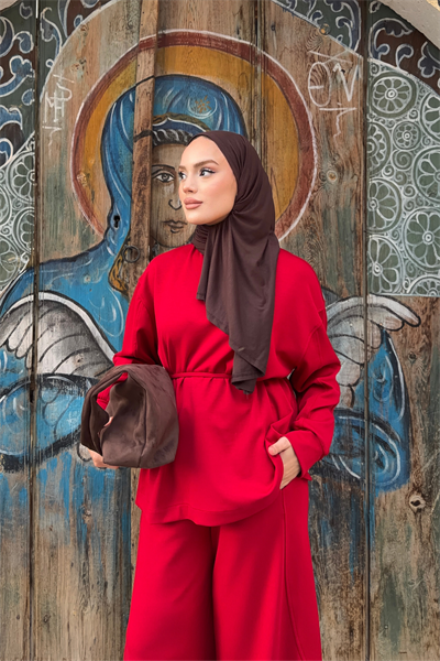 Estel Takım - Kırmızı