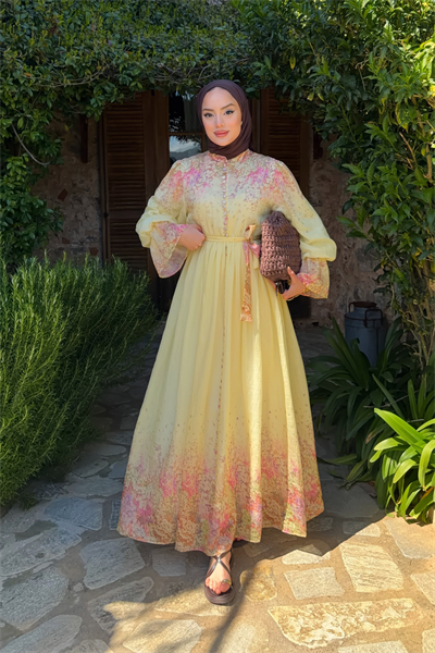 Henna Elbise - Sarı