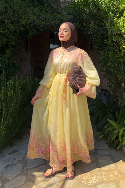 Henna Elbise - Sarı
