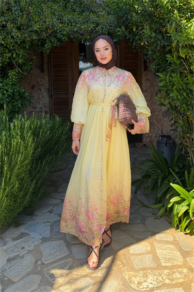 Henna Elbise - Sarı