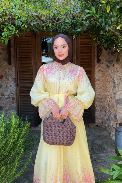 Henna Elbise - Sarı