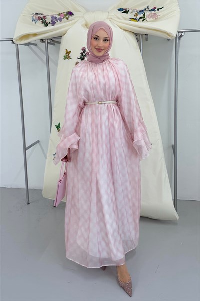 Jade Elbise - Pembe
