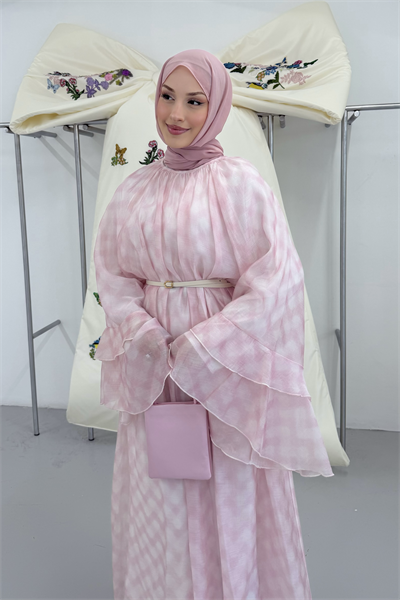 Jade Elbise - Pembe