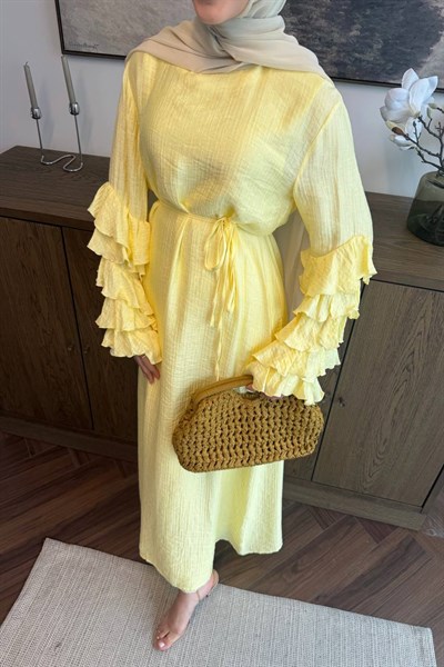 Jouve Elbise - Sarı