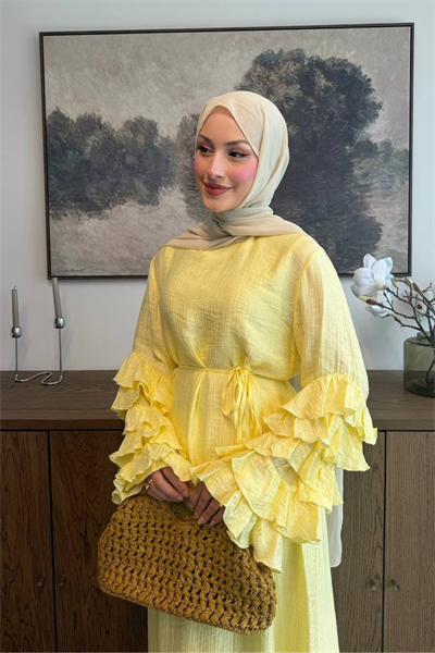 Jouve Elbise - Sarı