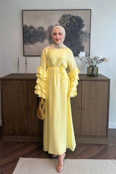 Jouve Elbise - Sarı