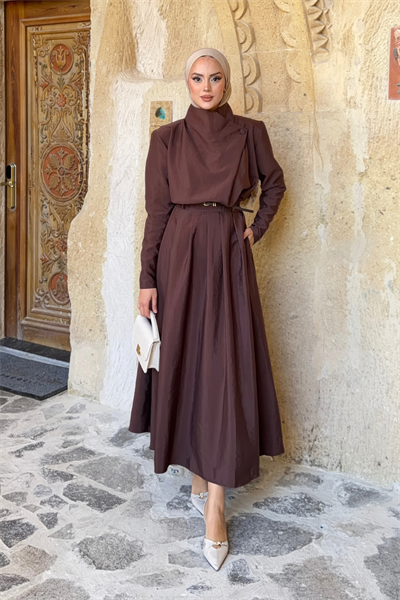Lara Takım - Kahverengi