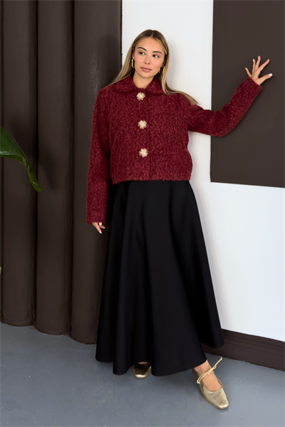 Liora Ceket - Bordo