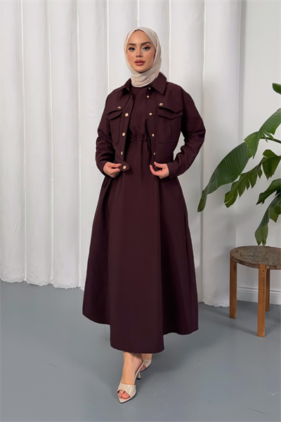 Lorien Jileli Takım - Bordo