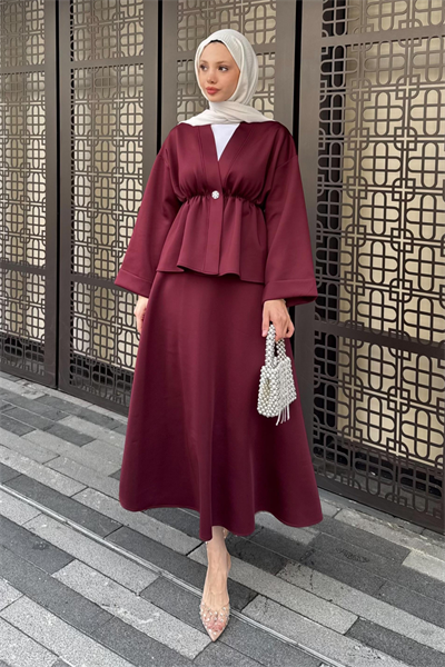 Luna Takım - Bordo