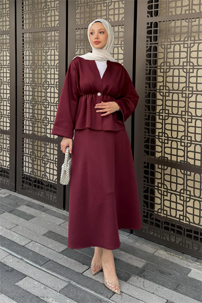 Luna Takım - Bordo
