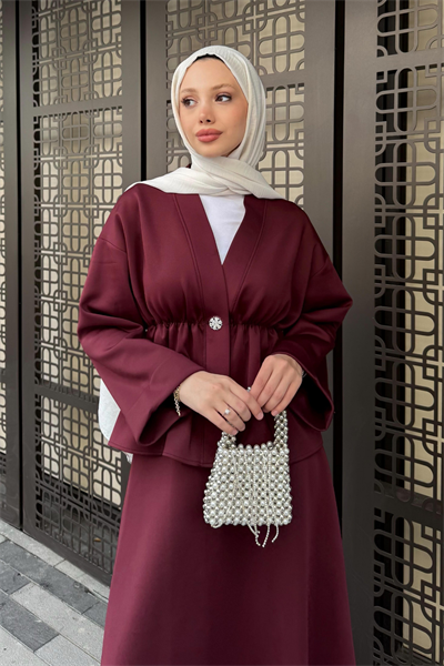 Luna Takım - Bordo