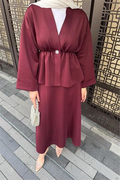Luna Takım - Bordo