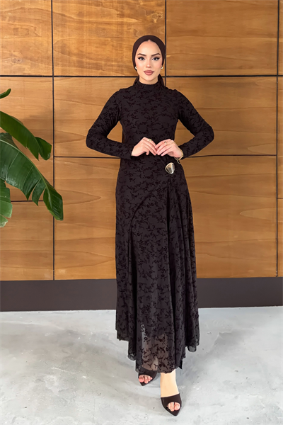 Mahra Elbise - Kahverengi