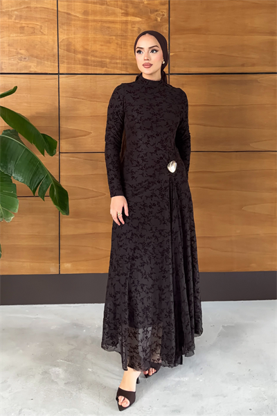 Mahra Elbise - Kahverengi