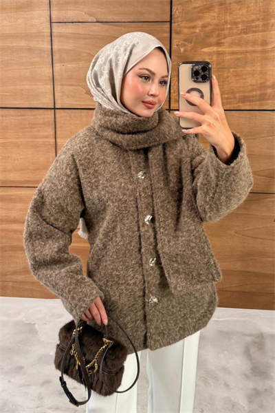 Maite Atkılı Kaban - Kahverengi