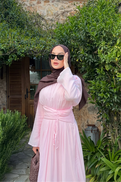 Maun Elbise - Pembe