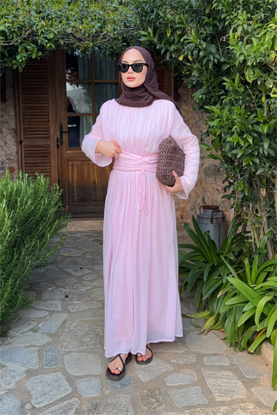 Maun Elbise - Pembe