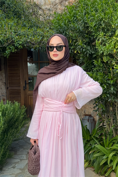 Maun Elbise - Pembe