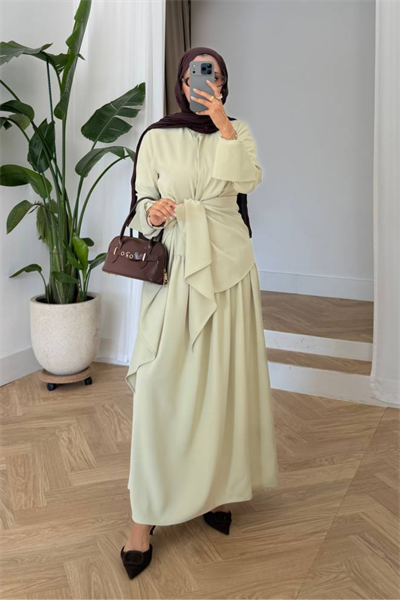 Mersa Elbise - Soft Yeşil