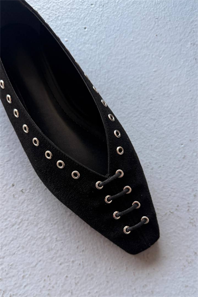 Mocha Babet Ayakkabı - Siyah