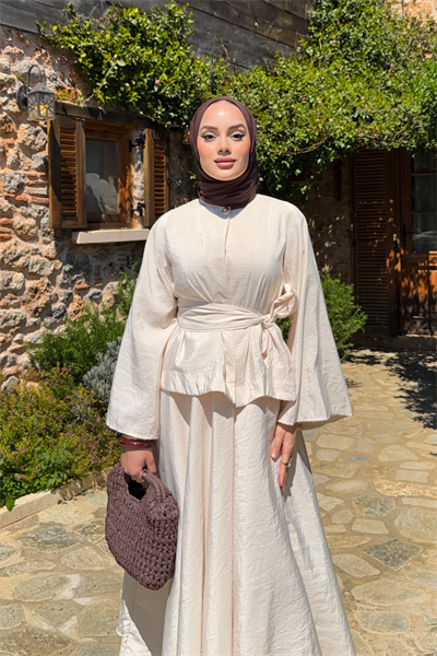 Monela Takım - Bej