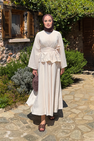 Monela Takım - Bej