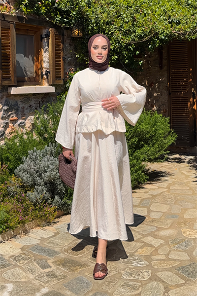 Monela Takım - Bej