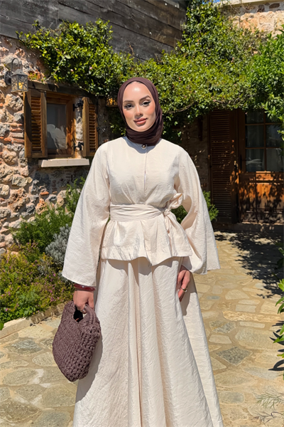Monela Takım - Bej
