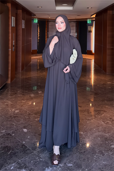 Mono Abaya - Kahverengi