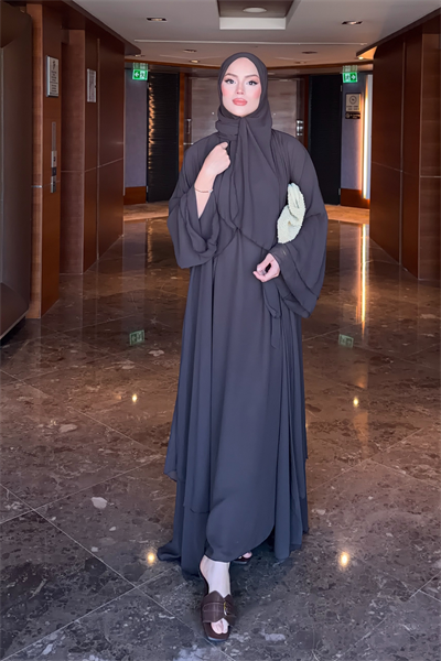 Mono Abaya - Kahverengi
