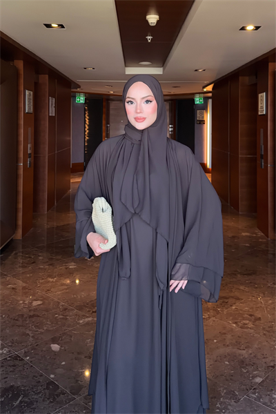 Mono Abaya - Kahverengi