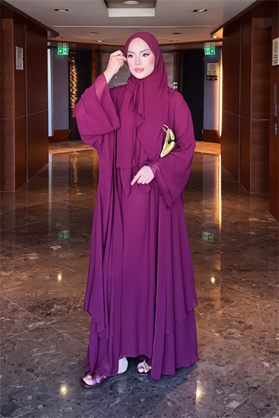 Mono Abaya - Mürdüm
